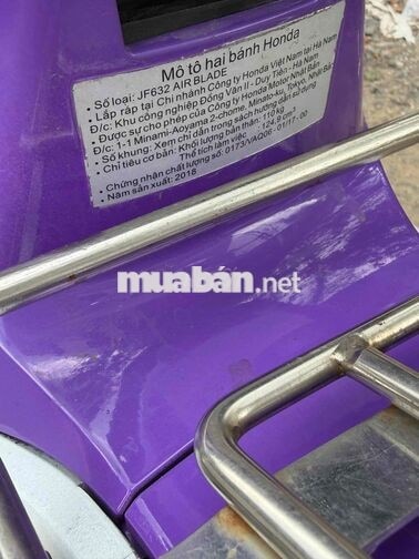 Honda Air Blade 125 2018 trắng tím