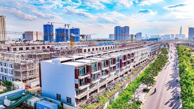 Biệt thự view sông Senturia An Phú, thiết kế phong cách resort 9x25m