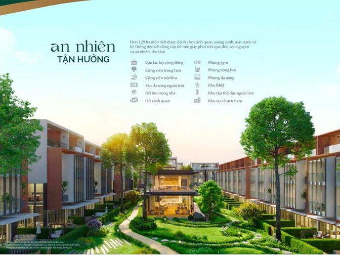 Biệt thự view sông Senturia An Phú, thiết kế phong cách resort 9x25m