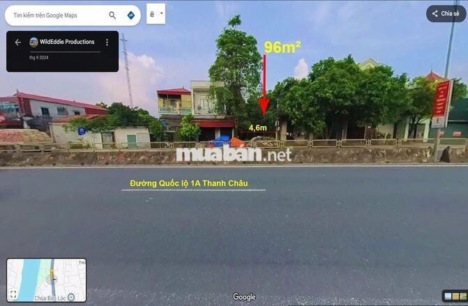 Bán gấp giảm giá sâu - Đất Mặt QL1A Phủ Lý, 96m2 sử dụng, giá 2,38 tỷ