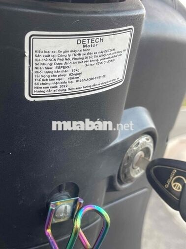 Xe Ga Detech Espero 50cc 2022