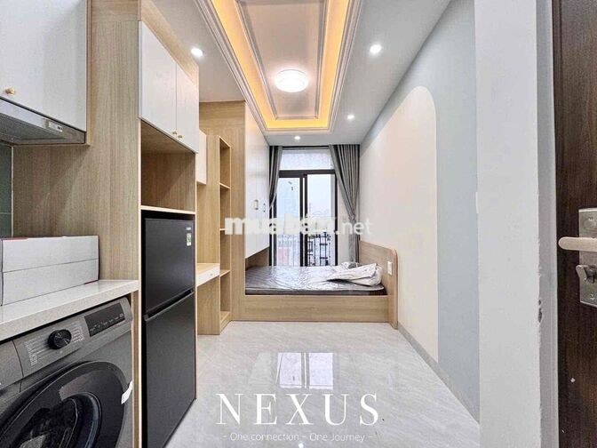 STUDIO FULL NỘI THẤT BAN CÔNG MỚI 100%, Ở LIỀN, CÓ THANG MÁY, FREE XE