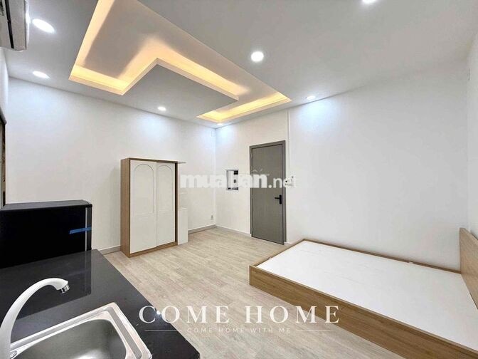 Cho Thuê Studio Full Nội Thất Mới Xây, Cửa Sổ Thoáng, 990 Quang Trung