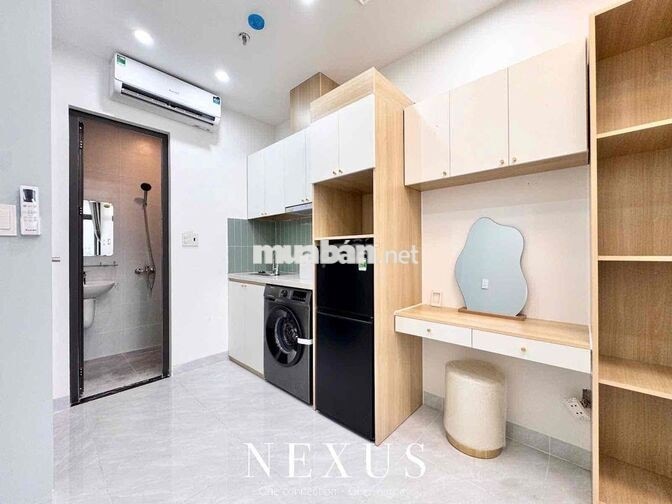 STUDIO FULL NỘI THẤT BAN CÔNG MỚI 100%, Ở LIỀN, CÓ THANG MÁY, FREE XE