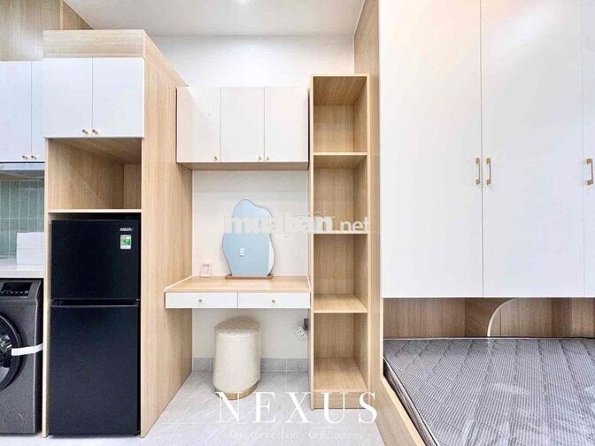 STUDIO FULL NỘI THẤT BAN CÔNG MỚI 100%, Ở LIỀN, CÓ THANG MÁY, FREE XE