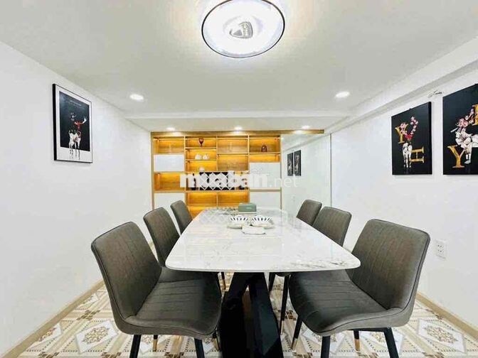 NHÀ HẺM XE HƠI NGUYỄN VĂN KHỐI FULL NỘI THẤT 4 PHÒNG NGỦ GIÁ 13,5TR