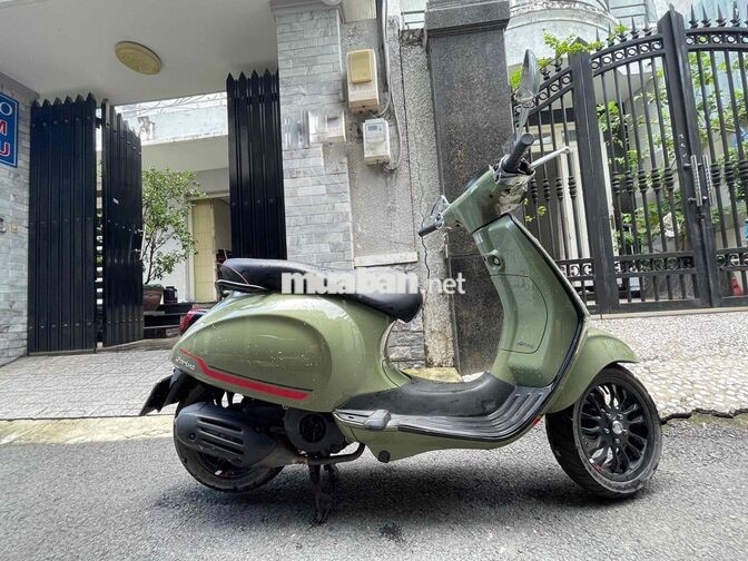 Piaggio Vespa Sprint 2022 125cc 14.000 km Xanh rêu