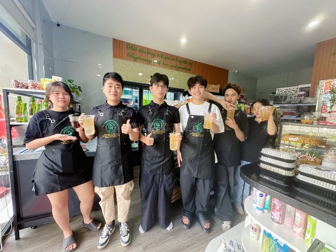 Sang siêu thị minimart Bình Thạnh . 