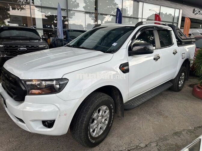 Ford Ranger 2022 Trắng, vay 75%, bảo hành 2027