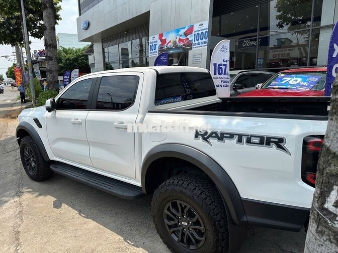 Raptor 2024 Trắng, bảo hành 2027 vay Ngân Hàng 75%