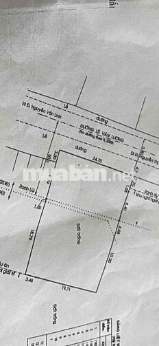 Cho thuê Nhà cấp bốn và đất (tổng 779m)đối diện Tôn Đức Thắng