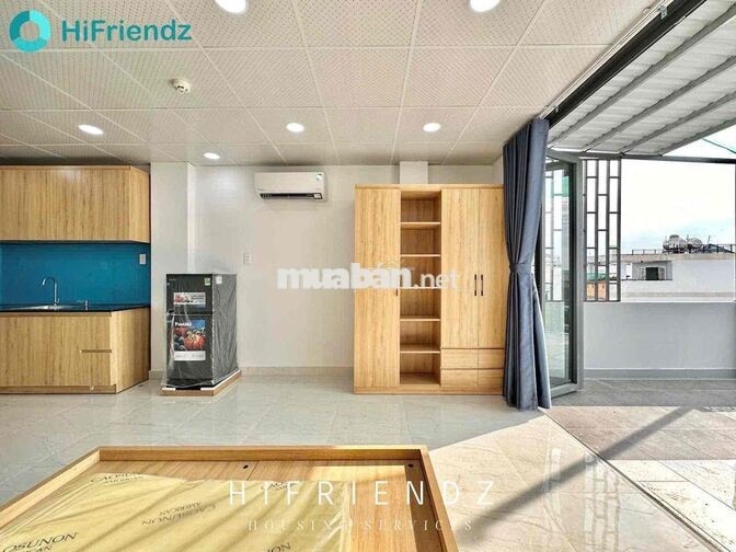 CĂN 1 PHÒNG NGỦ BANCOL ÁP MÁI SIÊU RỘNG SÁT CƯ XÁ BẮC HẢI TÂN BÌNH