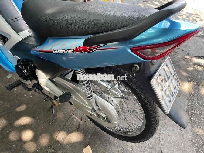 Honda Wave Alpha 2011 Xanh đen bạc Zin