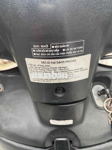 Honda Lead 2013 màu Đỏ