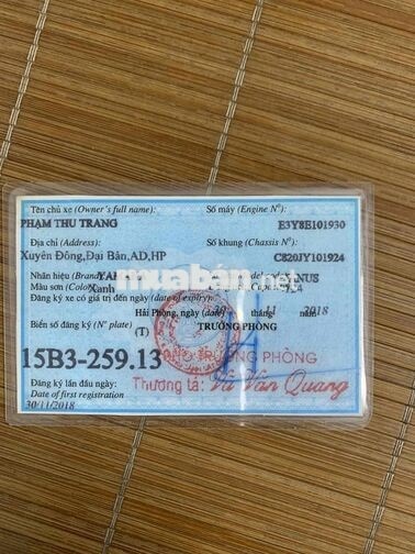 Bán xe janus đời 2018 giấy tờ đầy đủ giá 12tr500