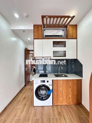 Siêu phẩm CCMN 25m2 Full đồ, máy giặt riêng, ban công tại Trung Kính