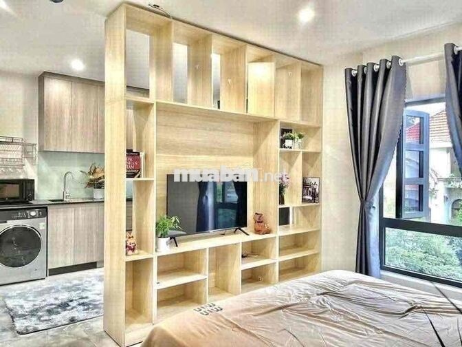 CHO THUÊ 1PN FULL NỘI THẤT - BAN CÔNG - CỬA SỔ - KẾ LOTTE - SIÊU MỚI
