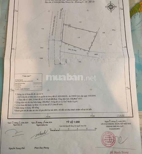Bán đất trung tâm Đà Lạt, đường Ma Trang Sơn, P.5, lô góc 2 mặt tiền