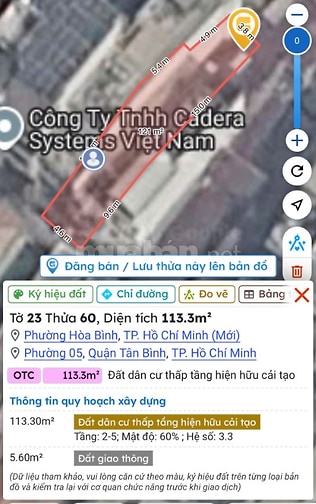Chính chủ bán nhà hẻm 544/21 Lạc Long Quân (Đầm Sen) - Giá 13.9 tỷ (TL
