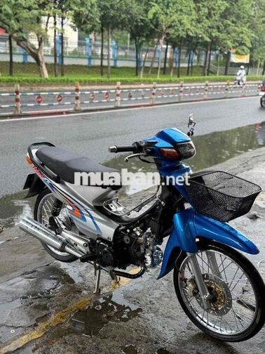 Honda Wave Alpha Xanh bạc