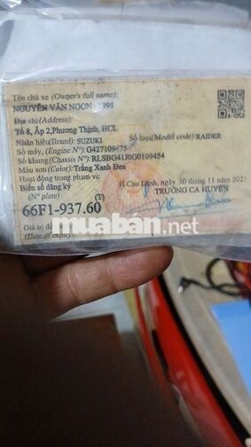 Suzuki Raider 2021 màu đỏ đen xanh