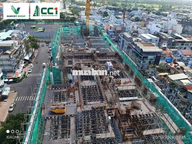 Chủ bán gấp CC SaigonSkyview,Q8,2PN,2WC,tầng 15,view đẹp,chênh nhẹ 