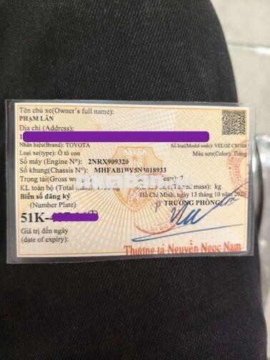Toyota Veloz Cross 2022 39000km Trắng