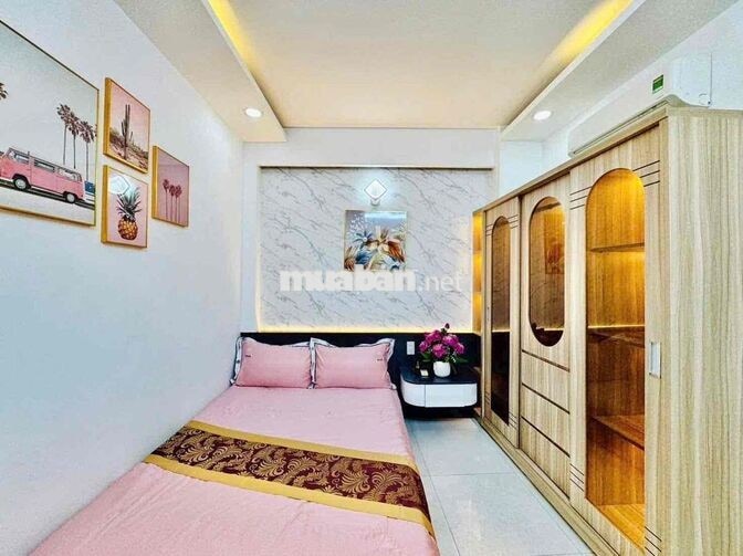 Nhà Full Nội Thất 3,6x10,5m 2Lầu (3PN 3WC) Hẻm 3,5m. Quang Trung