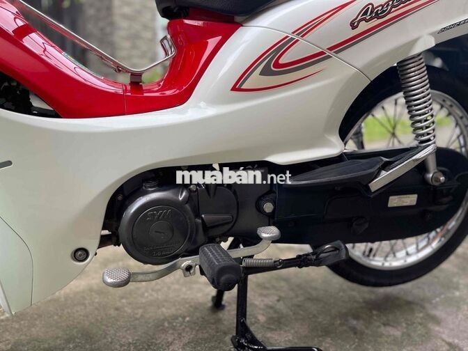 Xe máy SYM Angela 50cc trắng đỏ