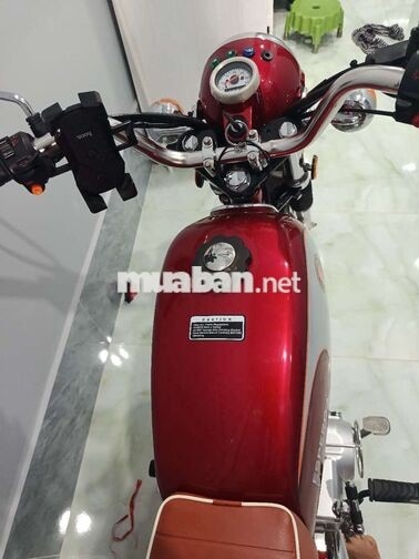 Xe máy Detech Espero DT-67 Đỏ bạc