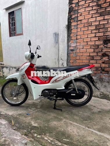 Xe máy SYM Angela 50cc trắng đỏ