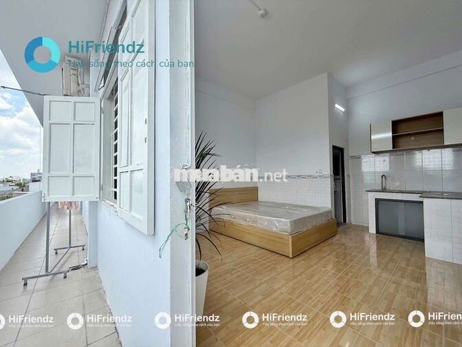 Studio Full nội thất nhận xe điện, oto gần HUFLIT, chợ đầu mối Hóc Môn