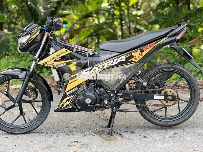 Suzuki Satria 2018 150cc màu Đen vàng