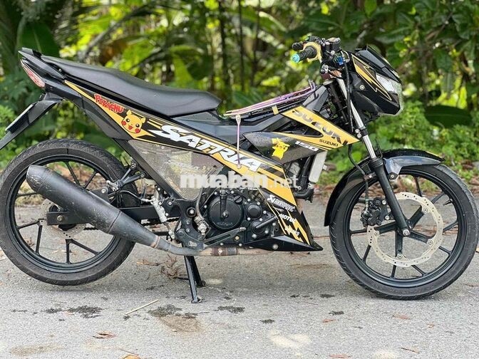 Suzuki Satria 2018 150cc màu Đen vàng
