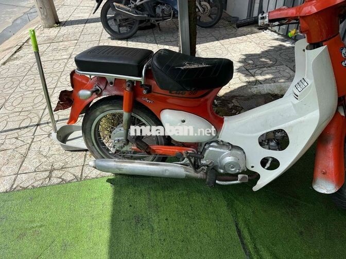 Honda Cub 50 màu Cam trắng