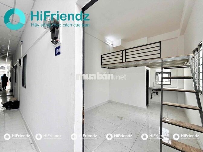 PHÒNG MỚI XÂY GÁC CAO ĐỨNG ĐƯỢC CỬA SỔ TRỜI THOÁNG NGAY KHU TÊN LỬA