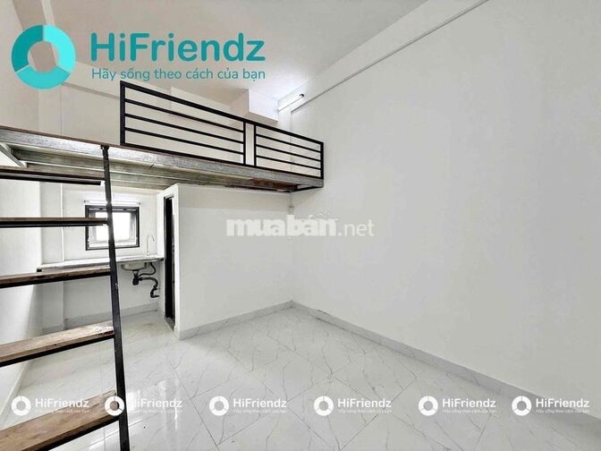 PHÒNG MỚI XÂY GÁC CAO ĐỨNG ĐƯỢC CỬA SỔ TRỜI THOÁNG NGAY KHU TÊN LỬA