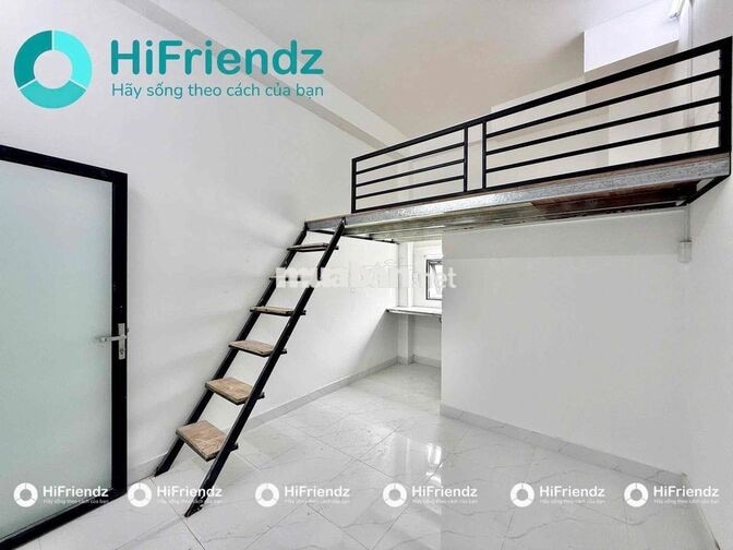 PHÒNG MỚI XÂY GÁC CAO ĐỨNG ĐƯỢC CỬA SỔ TRỜI THOÁNG NGAY KHU TÊN LỬA