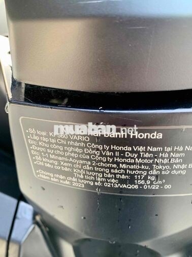 Honda Vari***00 km Đen nhám Xe Đẹp Zin