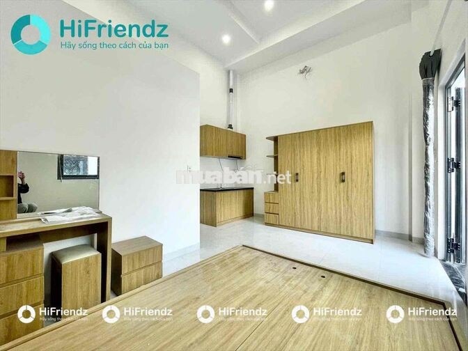 STUDIO FULL NỘI THẤT CÓ SÂN LỐI ĐI RIÊNG NGAY CHỢ