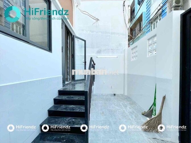 STUDIO FULL NỘI THẤT CÓ SÂN LỐI ĐI RIÊNG NGAY CHỢ