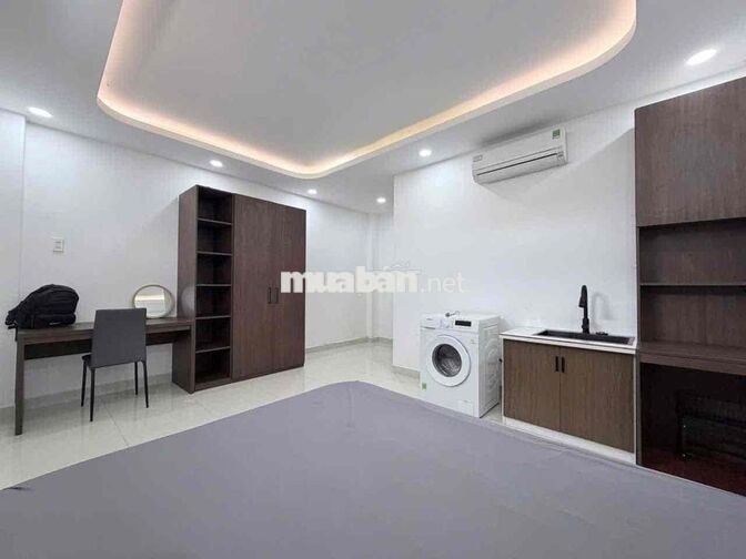 STUDIO FULL NỘI THẤT MÁY GIẶT RIÊNG CỬA SỔ