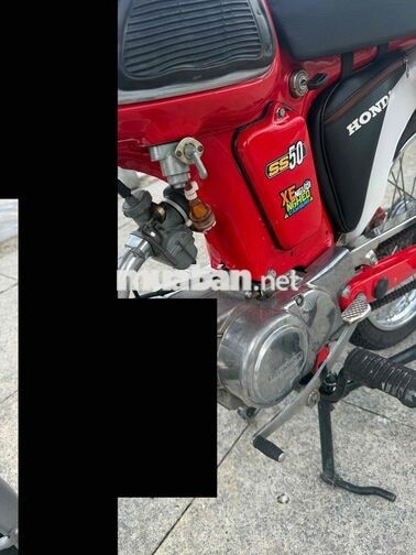 Honda SS50 màu đỏ cũ