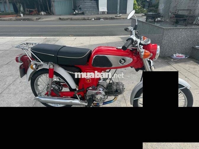 Honda SS50 màu đỏ cũ