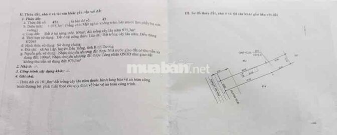 🏡 BÁN ĐẤT XÃ AN LẬP, DẦU TIẾNG, BÌNH DƯƠNG