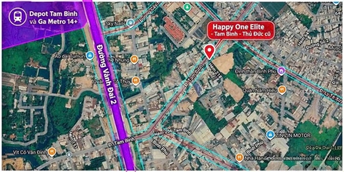 Happy One Elite căn hộ liền kề vành đai 2 và Metro Tao Đàn - Thủ Dầu M