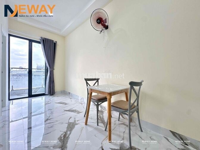 CĂN HỘ 1 PHÒNG NGỦ - BAN CÔNG - FULL NỘI THẤT - NGAY ETOWN CỘNG HOÀ