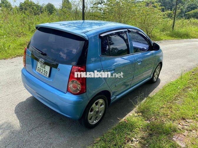 Kia Morning 2009 Bản đủ Xanh Số sàn