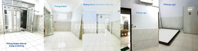 Cho thuê nhà nội thất cơ bản, sạch đẹp,  phòng ngủ có máy lạnh