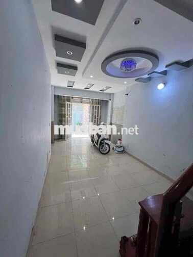 Cho thuê nhà 3 tầng 4 phòng ngủ 3 vệ sinh hẻm nhựa 6m giá 8,5 triệu